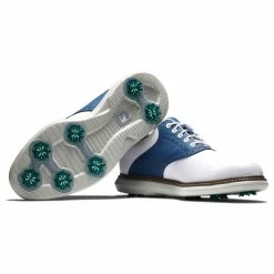 FootJoy Men's Traditions Golf Shoes 61 FootJoy Men's Traditions Golf Shoes -Golf Sales Store footjoy traditions golf shoes white navy gray 06 81956.1668608817
