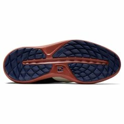 FootJoy Men's Traditions Spikeless Golf Shoes -Golf Sales Store footjoy traditions spikeless golf shoes tan navy 04 00837.1678140729