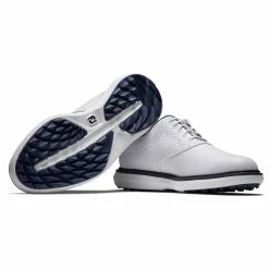 FootJoy Men's Traditions Spikeless Golf Shoes -Golf Sales Store footjoy traditions spikeless golf shoes white 06 86868.1678140732