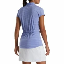 FootJoy Women's Cap Sleeve Tonal Stripe Polo -Golf Sales Store footjoy womens cap sleeve tonal stripe polo violet 02 81407.1673907046