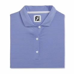FootJoy Women's Cap Sleeve Tonal Stripe Polo -Golf Sales Store footjoy womens cap sleeve tonal stripe polo violet 04 67376.1673904291
