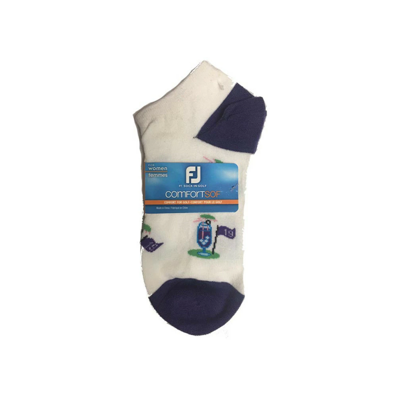 FootJoy Women's ComfortSof Low Cut 19th Hole Print Fashion Sock 7 FootJoy Women's ComfortSof Low Cut 19th Hole Print Fashion Sock - Image 5