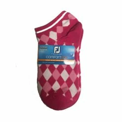 FootJoy Women's ComfortSof Low Cut Argyle Print Fashion Sock 11 FootJoy Women's ComfortSof Low Cut Argyle Print Fashion Sock -Golf Sales Store footjoy womens comfortsof low cut argyle print fashion sock pink 01 49444.1673901781