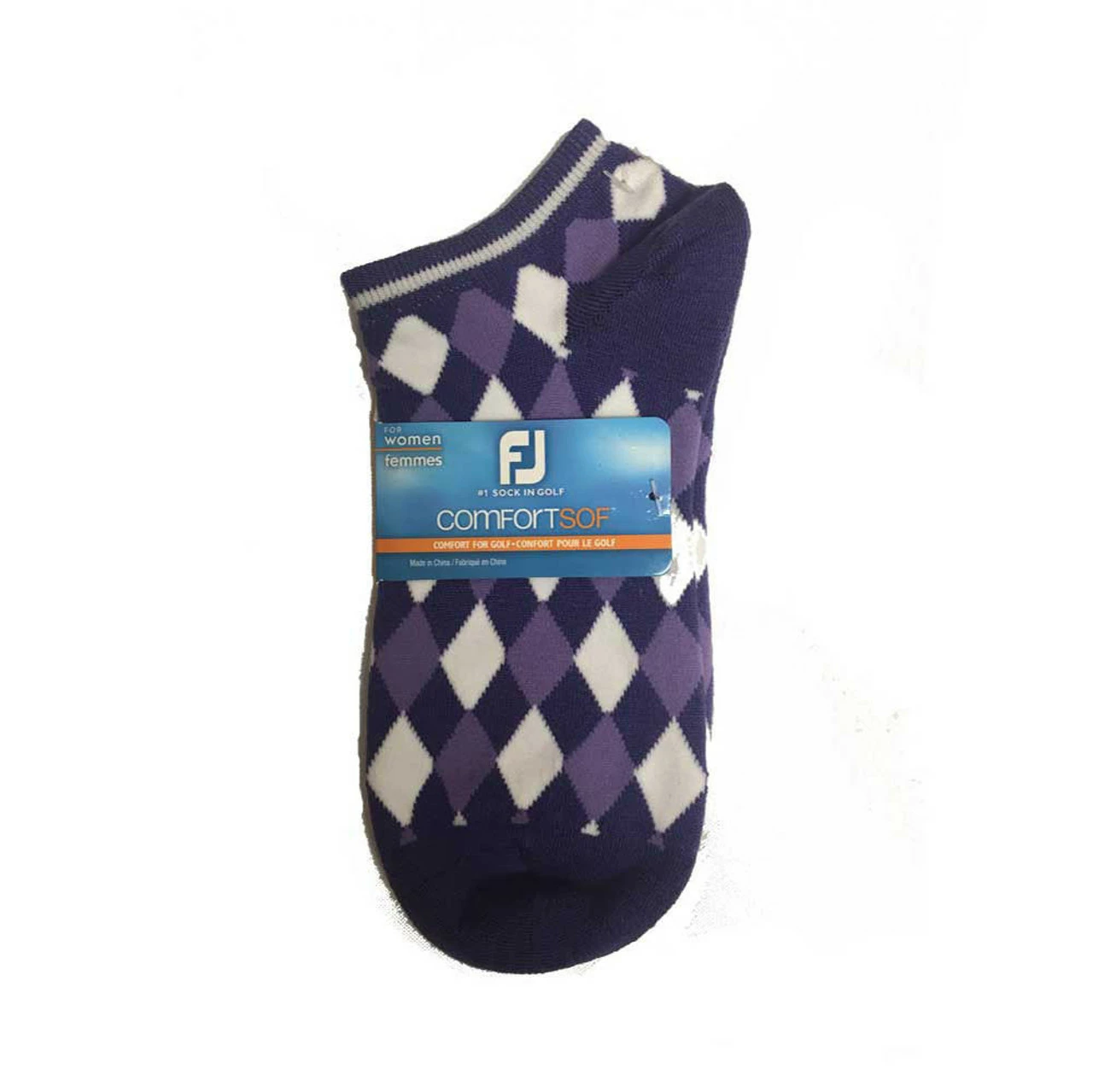 FootJoy Women's ComfortSof Low Cut Argyle Print Fashion Sock 7 FootJoy Women's ComfortSof Low Cut Argyle Print Fashion Sock - Image 5