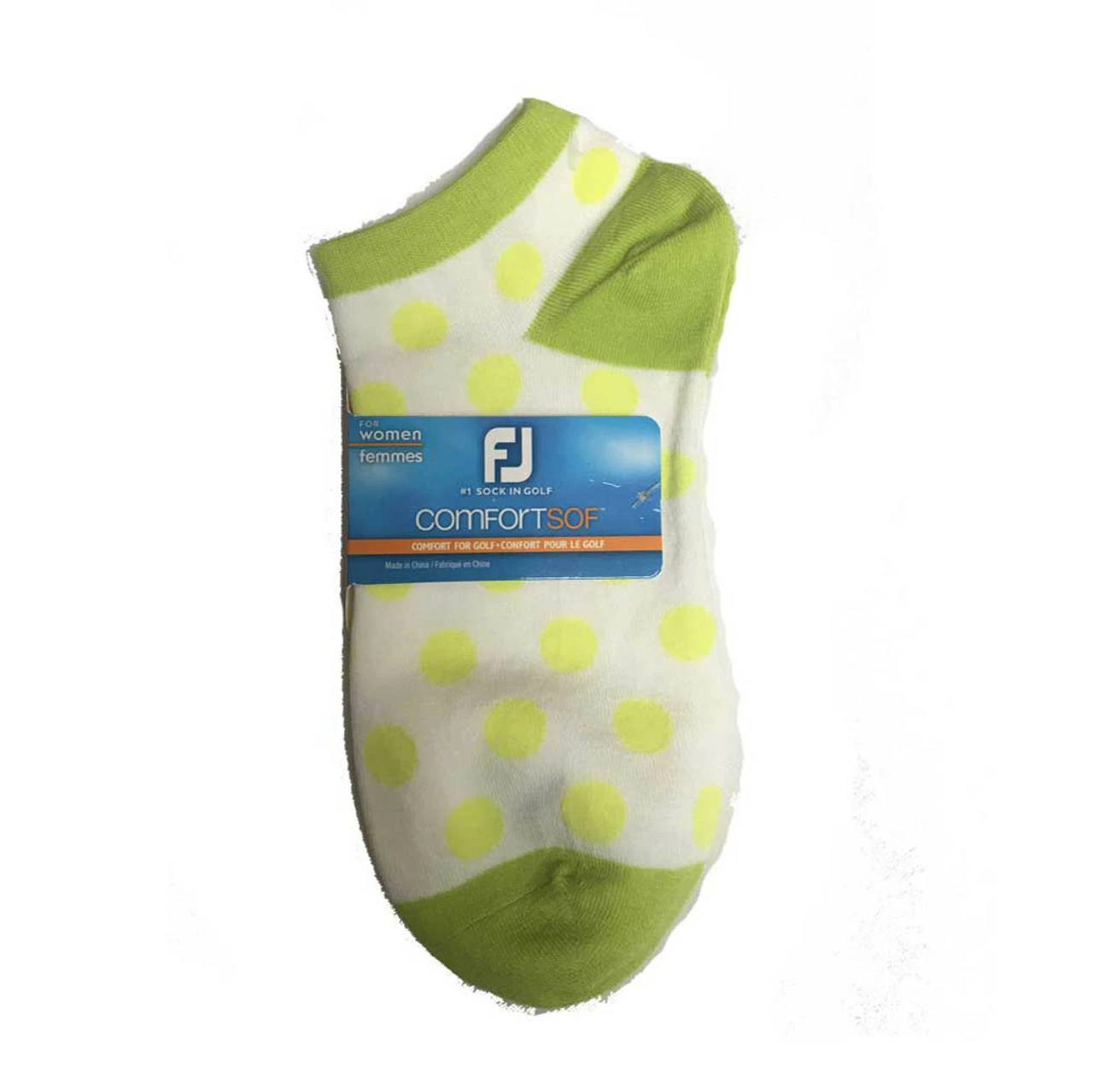 FootJoy Women's ComfortSof Low Cut Polka Dot Print Fashion Sock 4 FootJoy Women's ComfortSof Low Cut Polka Dot Print Fashion Sock - Image 2