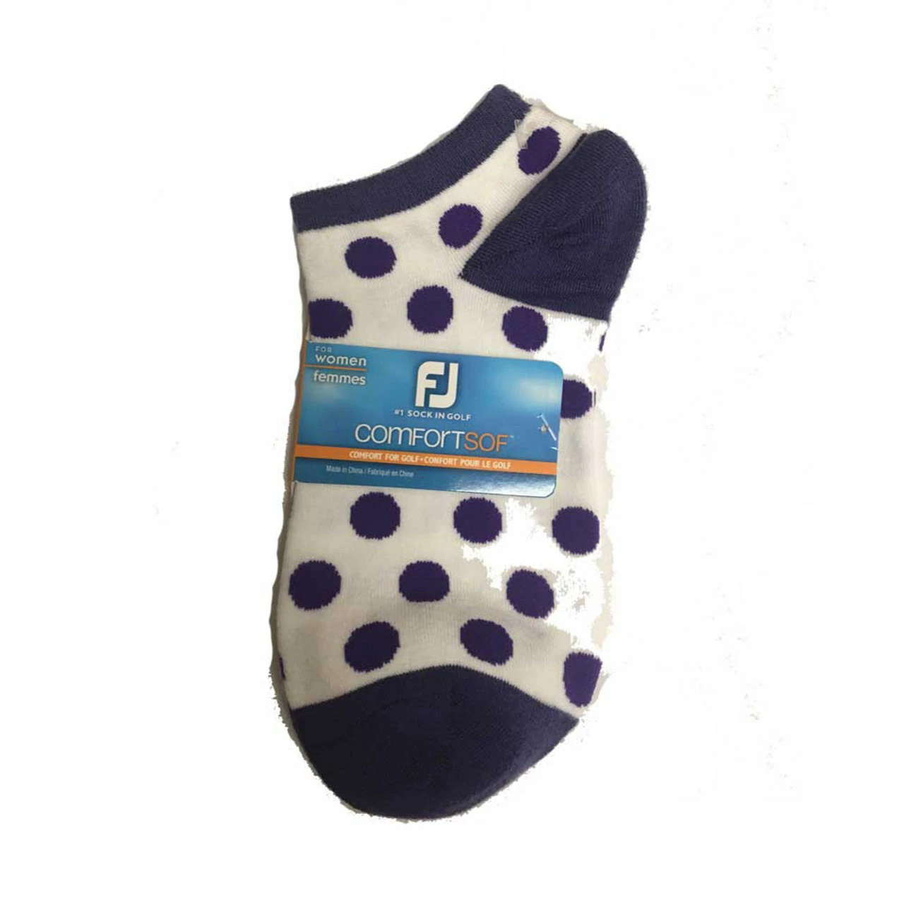 FootJoy Women's ComfortSof Low Cut Polka Dot Print Fashion Sock 7 FootJoy Women's ComfortSof Low Cut Polka Dot Print Fashion Sock - Image 5