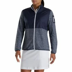 FootJoy Women's Full-Zip Space Dye Mid-Layer -Golf Sales Store footjoy womens full zip space dye mid layer navy 02 09816.1676591327