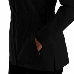 FootJoy Women's HydroLite Rain Jacket -Golf Sales Store footjoy womens hydrolite rain jacket black 04 58592.1673902799