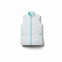 FootJoy Women's Insulated Reversible Vest -Golf Sales Store footjoy womens insulated reversible vest white aquamarine 01 43308.1633109904