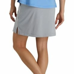 FootJoy Women's Knit Skort -Golf Sales Store footjoy womens knit skort heather grey 03 26877.1673904690
