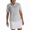 FootJoy Women's Pique Pinstripe Half Sleeve Polo 2 FootJoy Women's Pique Pinstripe Half Sleeve Polo -Golf Sales Store footjoy womens pique pinstripe half sleeve polo light grey heather 01 31206.1673899448