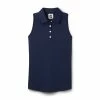 FootJoy Women's Ribbed Sleeveless Polo 1 FootJoy Women's Ribbed Sleeveless Polo -Golf Sales Store footjoy womens ribbed sleeveless polo navy 01 53272.1676586368