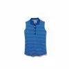 FootJoy Women's Sleeveless Pinstripe Polo -Golf Sales Store footjoy womens sleeveless pinstripe polo cobalt 01 09378.1633122943