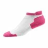 FootJoy Women's TechSof Tour Roll-Tab Sock -Golf Sales Store footjoy womens techsof tour roll tab sock white pink 01 80345.1633033104