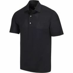 Greg Norman Freedom Micro Pique Polo -Golf Sales Store greg norman freedom micro pique polo black 01 99329.1638564523