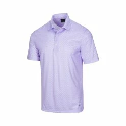 Greg Norman ML75 Microlux Iron Print Polo -Golf Sales Store greg norman ml75 microlux iron print polo mystic purple 01 26700.1644349993