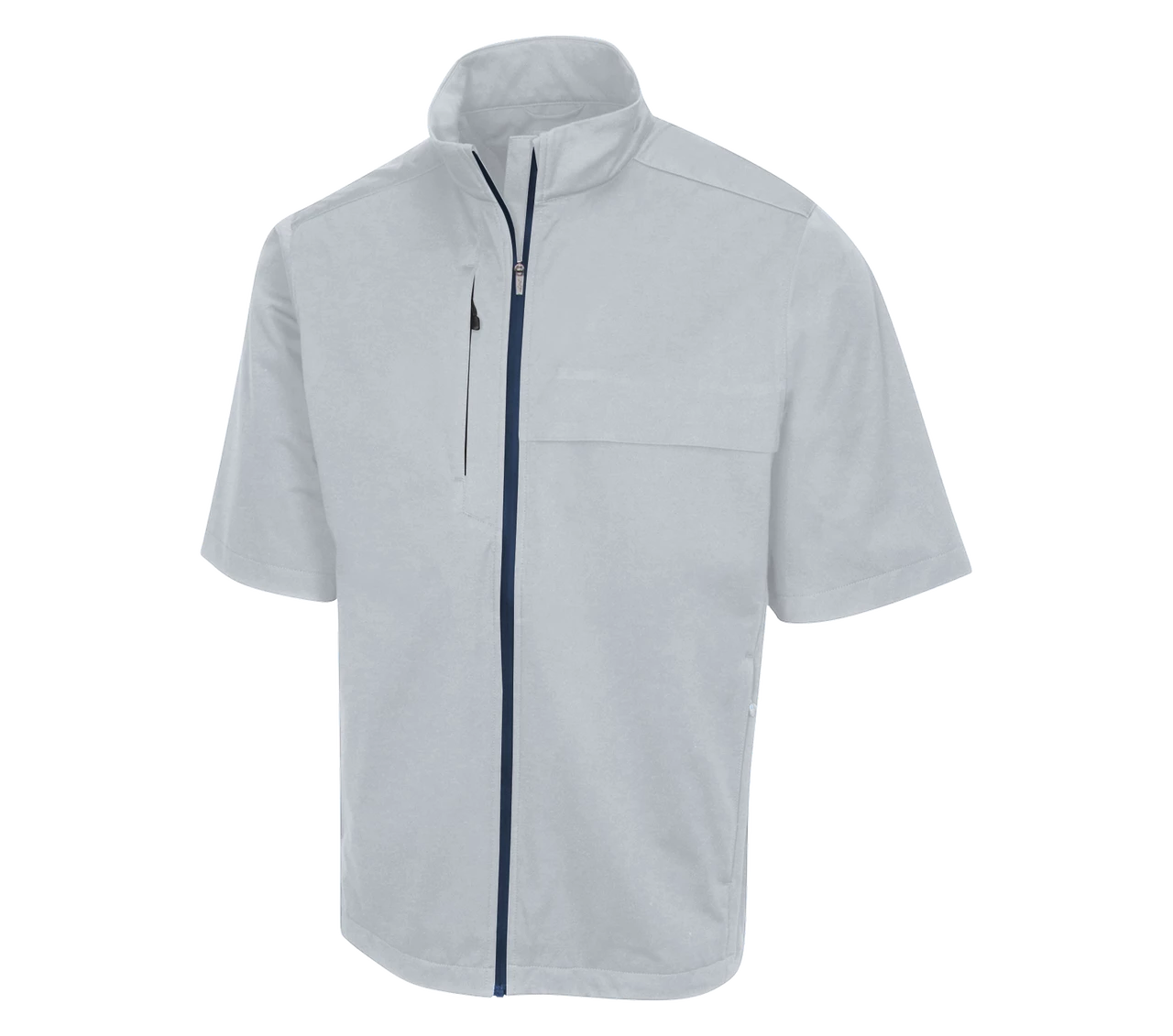 Greg Norman Weatherknit Short Sleeve Full-Zip Jacket 5 Greg Norman Weatherknit Short Sleeve Full-Zip Jacket - Image 3