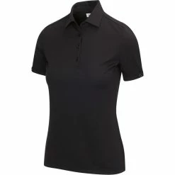Greg Norman Women's 2Below Short Sleeve Polo -Golf Sales Store greg norman womens 2below short sleeve polo black 01 76183.1633378903