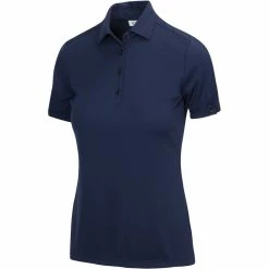 Greg Norman Women's 2Below Short Sleeve Polo -Golf Sales Store greg norman womens 2below short sleeve polo navy 01 40400.1633378903