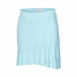 Greg Norman Women's Crossover Flounce Pull-On Skort -Golf Sales Store greg norman womens crossover flounce pull on skort pure aqua 01 20045.1644351740