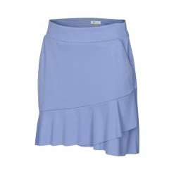 Greg Norman Women's Crossover Flounce Pull-On Skort -Golf Sales Store greg norman womens crossover flounce pull on skort sweet iris 01 85798.1644351740