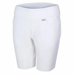 Greg Norman Women's Pull-On Stretch Shorts -Golf Sales Store greg norman womens pull on stretch short white 01 11608.1633375074