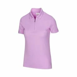 Greg Norman Women's Zip Polo -Golf Sales Store greg norman womens zip polo primrose 01 37883.1644418951