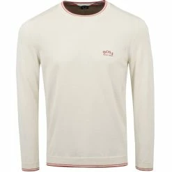 Hugo Boss Ritom Sweater -Golf Sales Store hugo boss ritom sweater open white 01 94845.1636975105