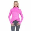 IBKUL Asymmetrical Zip Pullover 2 IBKUL Asymmetrical Zip Pullover -Golf Sales Store ibkul asymmetrical zip pullover hot pink 01 89051.1676591045