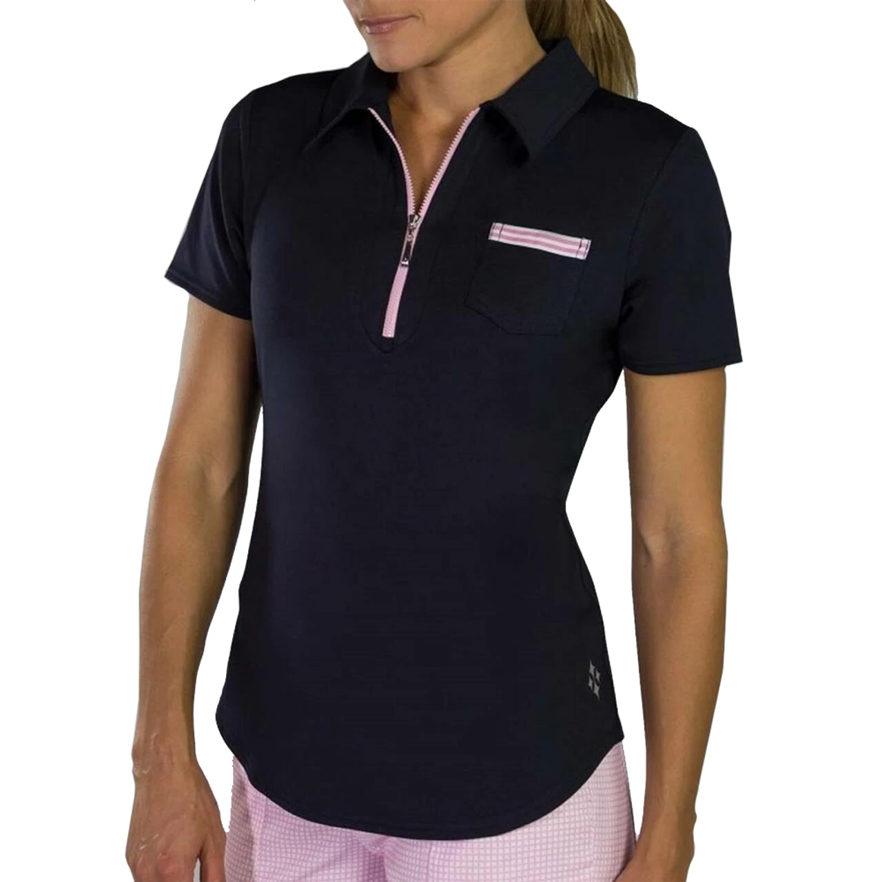 Jofit Grosgrain Pocket Polo - Midnight 3 Jofit Grosgrain Pocket Polo - Midnight