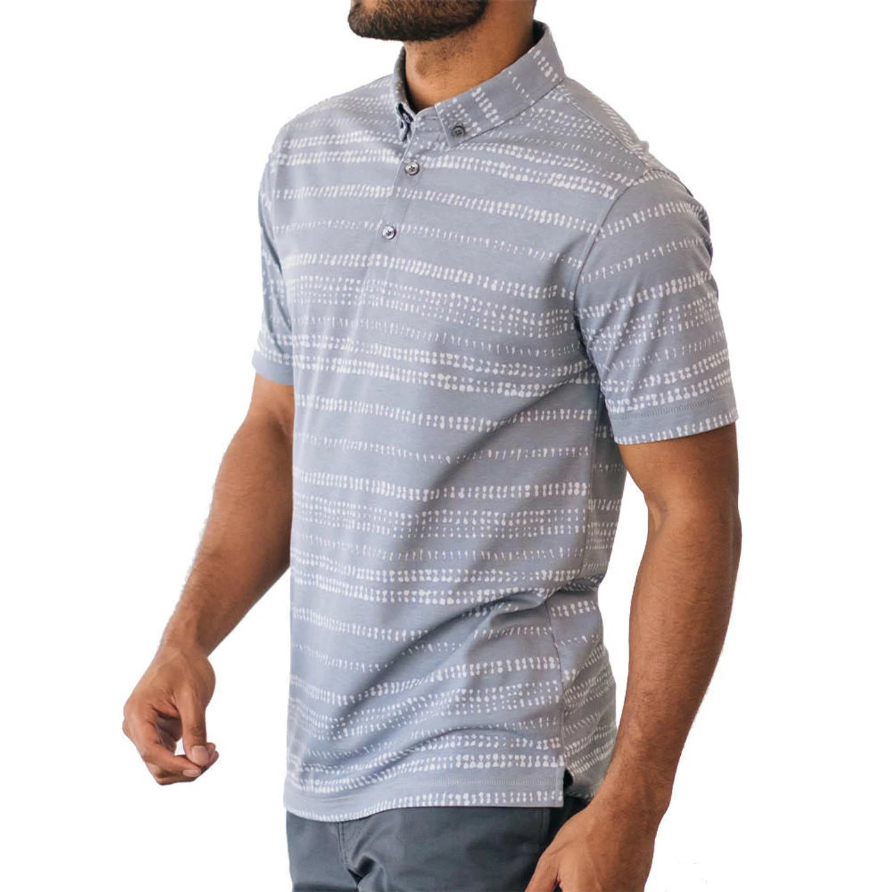 Linksoul Batik Stripe Oxford Polo 16 Linksoul Batik Stripe Oxford Polo - Image 14