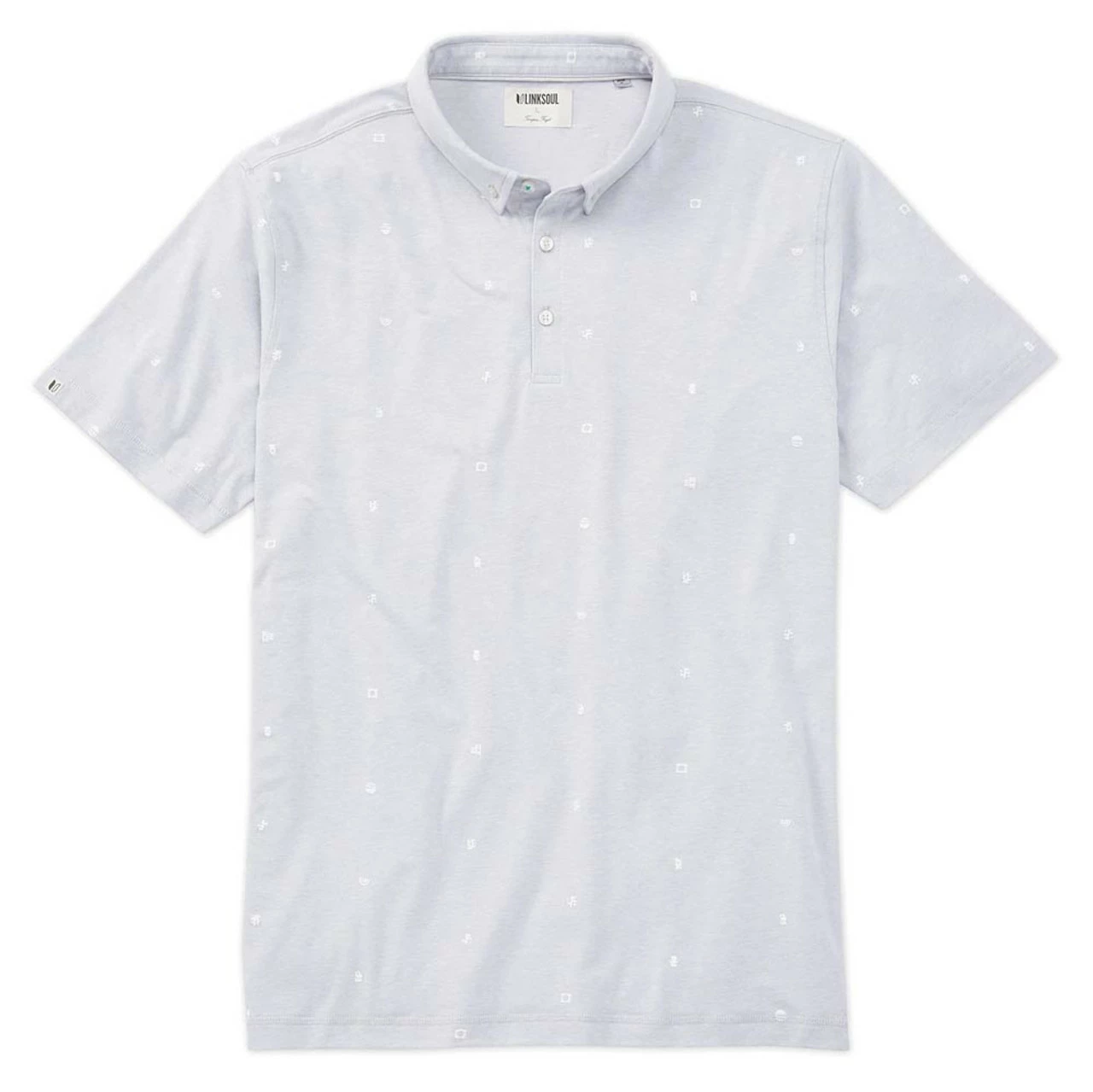 Linksoul Brushstroke Print Anza Polo 3 Linksoul Brushstroke Print Anza Polo