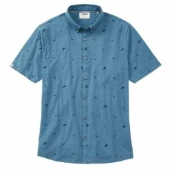 Linksoul Songbird Print Anza Shirt -Golf Sales Store linksoul songbird print anza shirt river 01 70308.1676598763