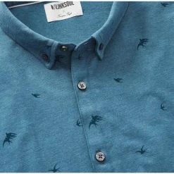 Linksoul Songbird Print Anza Shirt -Golf Sales Store linksoul songbird print anza shirt river 02 60464.1676591825