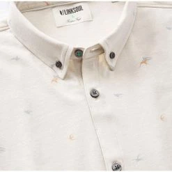 Linksoul Songbird Print Anza Shirt -Golf Sales Store linksoul songbird print anza shirt sand heather 02 59517.1676591358