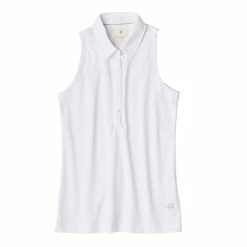 Linksoul Women's Cotton Sleeveless Polo -Golf Sales Store linksoul womens cotton sleeveless polo white 01 43398.1633458737