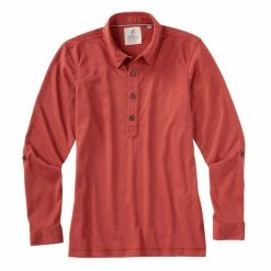 Linksoul Women's Roll Up Long Sleeve Polo -Golf Sales Store linksoul womens roll up long sleeve polo cedar 01 70606.1633458543