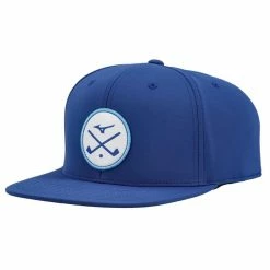 Mizuno Crossed Clubs Snapback Hat -Golf Sales Store mizuno crossed clubs snapback hat royal 01 76713.1673900353