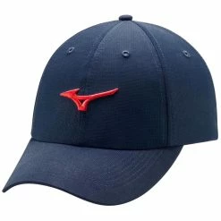 Mizuno Tour Adjustable Lightweight Hat -Golf Sales Store mizuno tour adjustable lightweight hat navy red 01 22710.1636977022