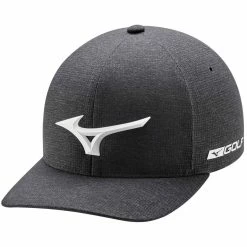 Mizuno Tour Delta Fitted Hat -Golf Sales Store mizuno tour delta fitted hat heathered20charcoal 01 37235.1664811779