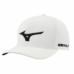 Mizuno Tour Delta Fitted Hat -Golf Sales Store mizuno tour delta fitted hat white black 01 79776.1664811778