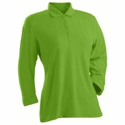 Nancy Lopez Grace 3/4 Sleeve Polo -Golf Sales Store nancy lopez grace 3 4 sleeve polo palm 01 16503.1633541344