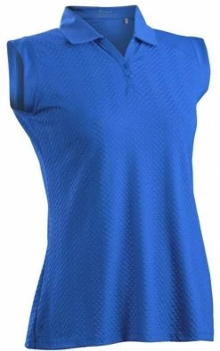 Nancy Lopez Grace Sleeveless Polo -Golf Sales Store nancy lopez grace sleeveless polo blue bird 01 29548.1633541706