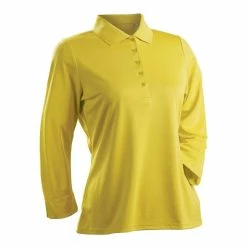 Nancy Lopez Luster 3/4 Sleeve Polo - Plus Size 8 Nancy Lopez Luster 3/4 Sleeve Polo - Plus Size -Golf Sales Store nancy lopez luster 3 4 sleeve polo plus size amber 01 83608.1633459019