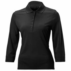 Nancy Lopez Luster 3/4 Sleeve Polo 14 Nancy Lopez Luster 3/4 Sleeve Polo -Golf Sales Store nancy lopez luster 3 4 sleeve polo black 01 88538.1633540841