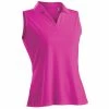 Nancy Lopez Luster Sleeveless Polo -Golf Sales Store nancy lopez luster sleeveless polo hot pink 01 72728.1633466644