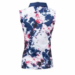 Nancy Lopez Peace Sleeveless Polo -Golf Sales Store nancy lopez peace sleeveless polo navy 02 94271.1648051972