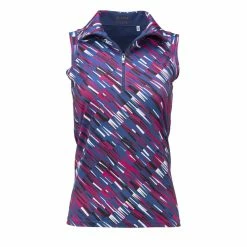 Nancy Lopez Rhythm Sleeveless Polo 8 Nancy Lopez Rhythm Sleeveless Polo -Golf Sales Store nancy lopez rhythm sleeveless polo navy 01 50635.1648052353