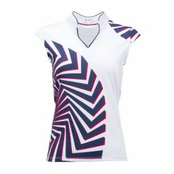 Nancy Lopez Star Sleeveless Polo -Golf Sales Store nancy lopez star sleeveless polo navy 01 37676.1648052862
