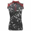 Nancy Lopez Tart Sleeveless Polo -Golf Sales Store nancy lopez tart sleeveless polo black 01 28236.1648053021